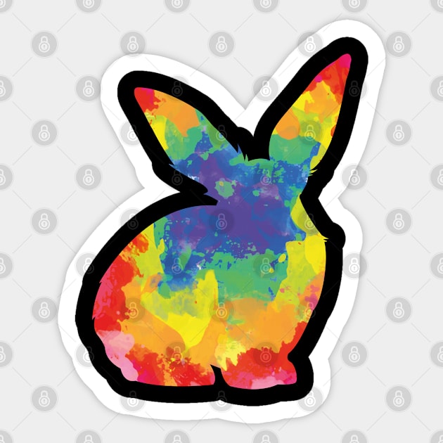 Autism Awareness Rabbit Happy Easter Bunny Sticker by trendingoriginals